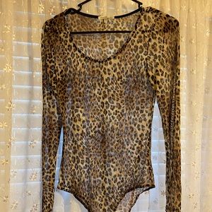 Cheetah leopard body suit